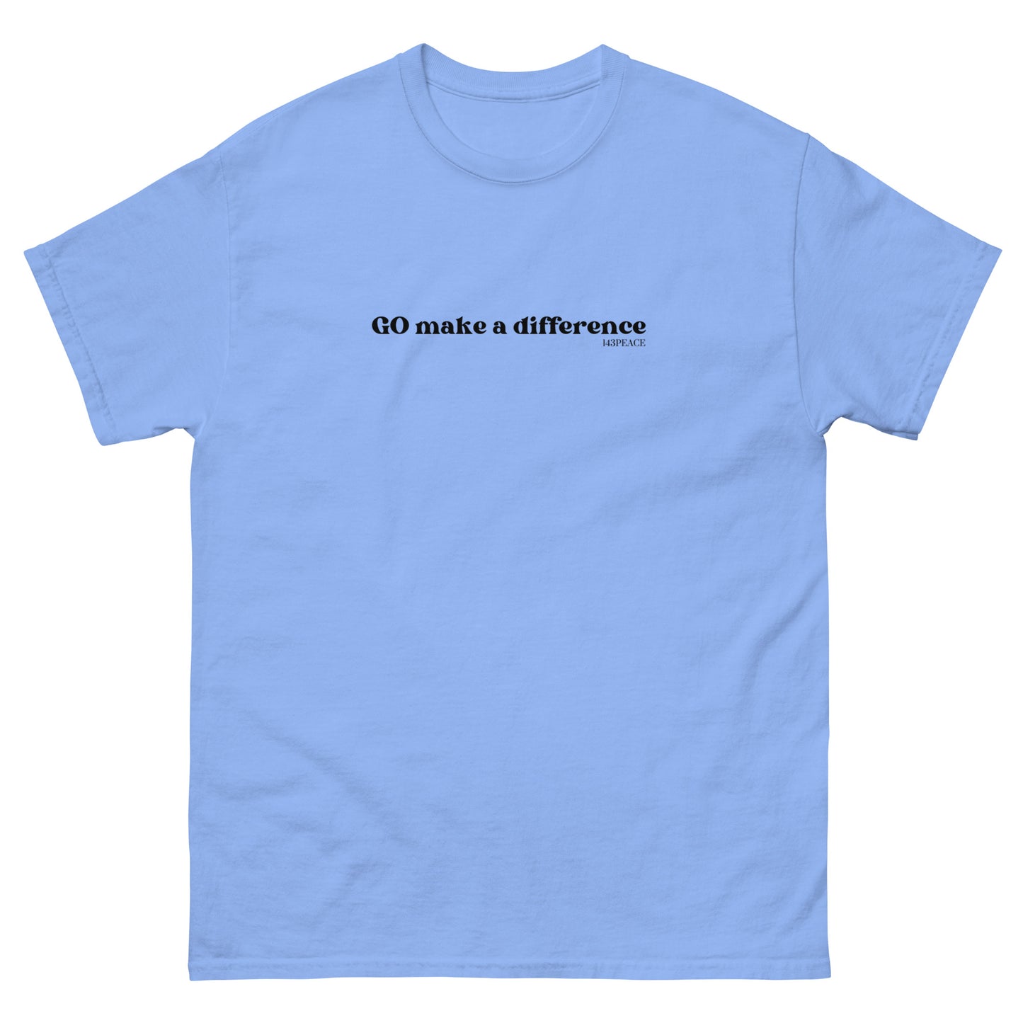 GO make a difference Men's classic tee