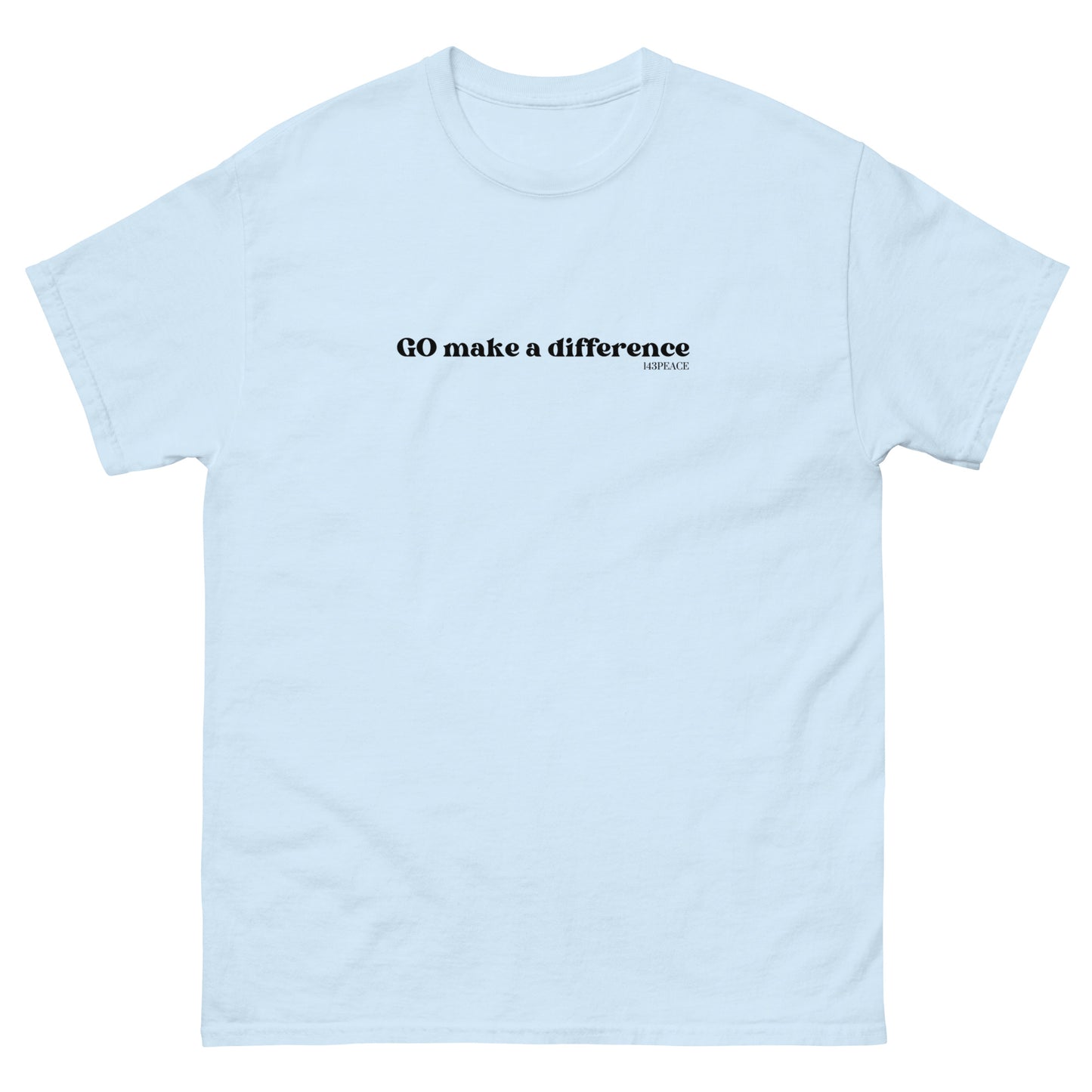 GO make a difference Men's classic tee